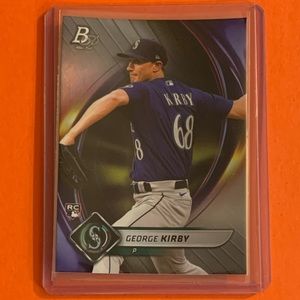 George Kirby #71 [Rookie] 2022 Bowman Platinum Baseball Trading Card